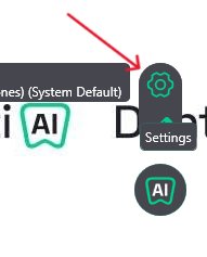 Settings wheel